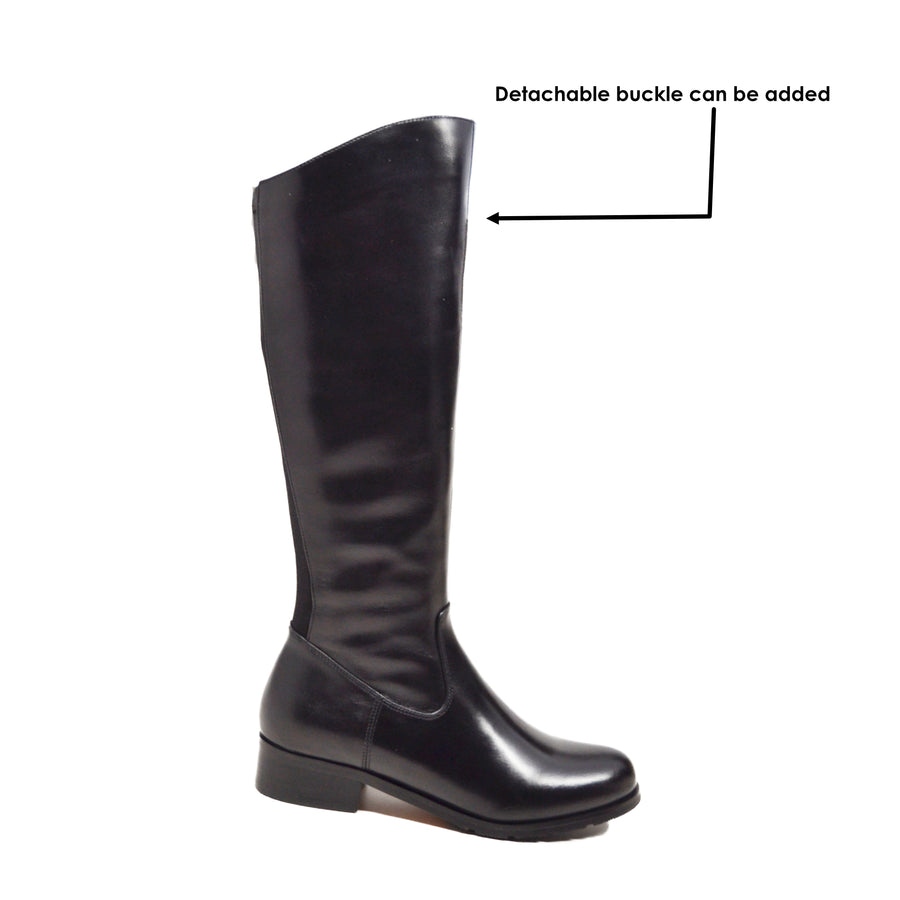 Venice 3-in-1 Stylish Leather Dress Boots with Versatile Looks and Exceptional Comfort