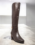 Valencia 2 SoleMani Slim Calf Boot with Detachable ankle Strap