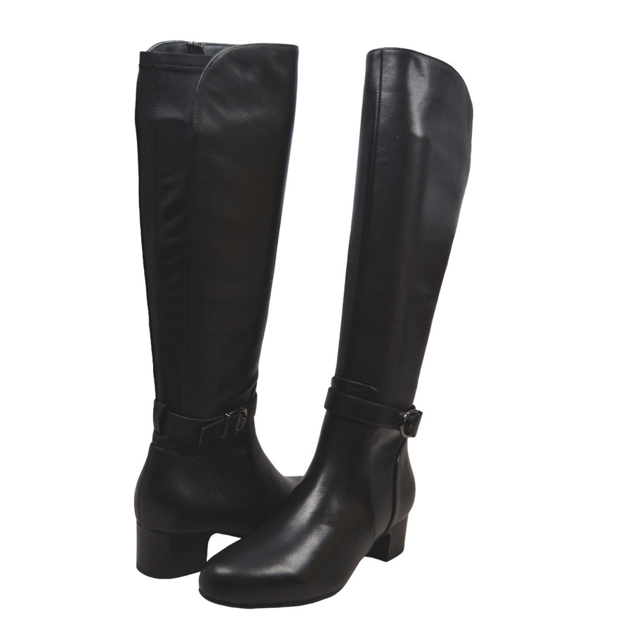 Valencia 2 SoleMani Slim Calf Boot with Detachable ankle Strap