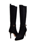 Noosh Suede Heel Dress Boots for Stylish and Comfortable Wear