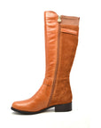 SoleMani Valentino Leather Boot for Slim Calves - Stylish and Comfortable