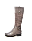 Gabi Leather & Suede Riding Boots with Fleece Lining - Versatile and Stylish for Day or Night Wear