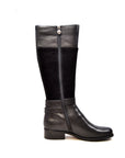 Gabi Leather & Suede Riding Boots with Fleece Lining - Versatile and Stylish for Day or Night Wear