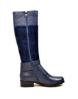 Gabi Leather & Suede Riding Boots with Fleece Lining - Versatile and Stylish for Day or Night Wear