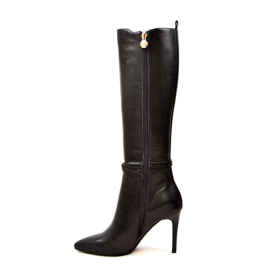 Noosh Leather Heel Dress Boots - Stylish and Versatile