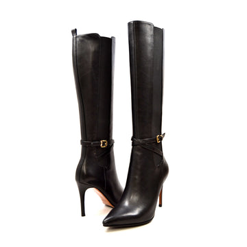 Noosh Leather Heel Dress Boots - Stylish and Versatile