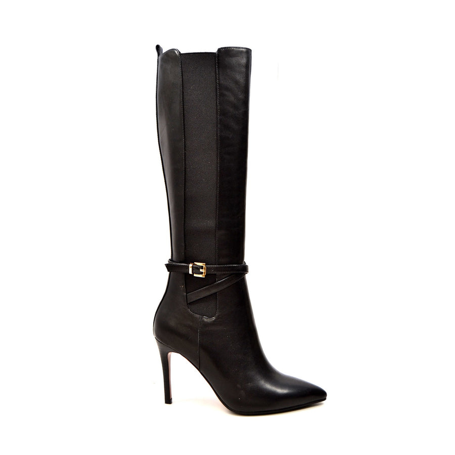 Noosh Leather Heel Dress Boots - Stylish and Versatile