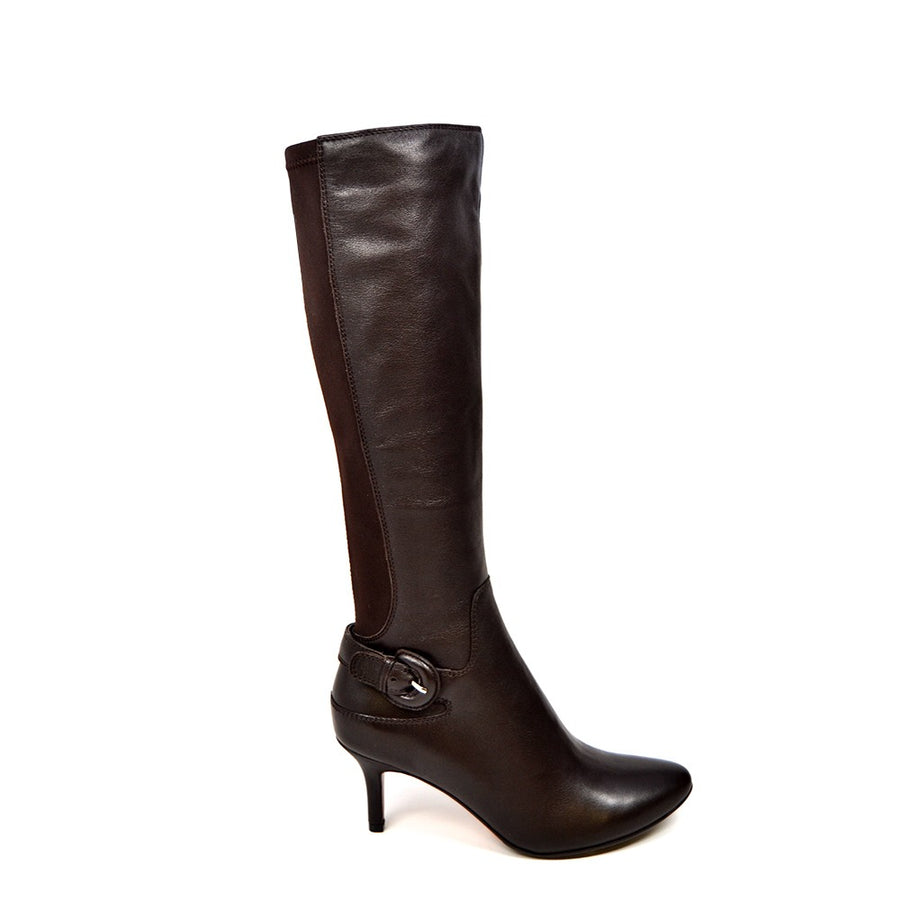 Solemani Rochelle Leather Heel Dress Boots - Stylish and Versatile