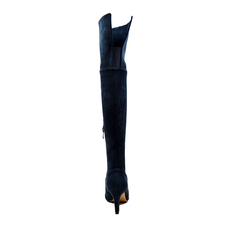 Stella Suede Over-The-Knee High Heel Boots - Stylish and Comfortable