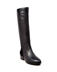 Trendy Boot: Stylish and Functional Leather Boot with Stretch Suede