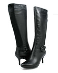 Solemani Rochelle Leather Heel Dress Boots - Stylish and Versatile