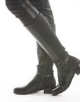 Solemani Rome Riding Boots: Stylish Leather Boots for Day or Night Outfits